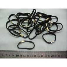 Резинка тонкая черная 4,5см