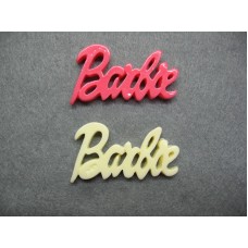 Кабошон-надпись"Barbie" 