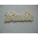 Надпись "Barbie" 